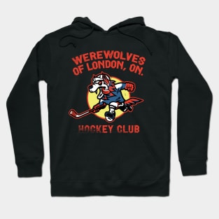 Werewolves of London, ON Hockey Club (red variation) Hoodie